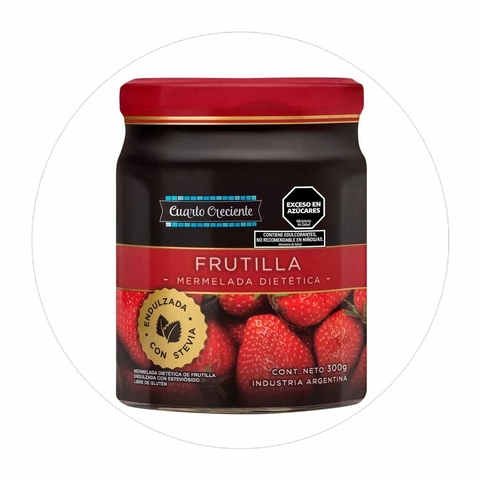 Mermelada Frutilla Con Stevia Cuarto Creciente 300 Gr - comprar online
