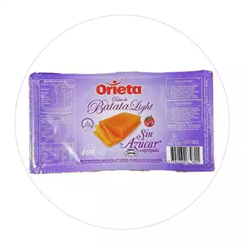 Dulce de Batata Sin Azucar Orieta 400 Gr - comprar online