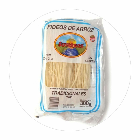 Fideos de Arroz Tradicional Fino Soyarroz 300 Gr - comprar online