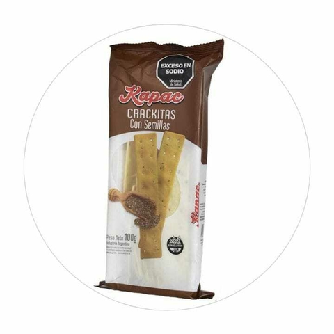 Crackitas Semillas Sin Tacc Kapac 100 Gr - comprar online