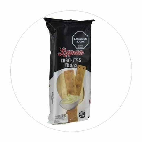 Crackitas Clasicas Sin Tacc Kapac 100 Gr - comprar online