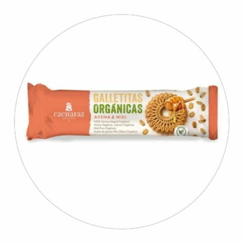 Galletitas Organicas Avena y Miel Cachafaz 170 Gr - comprar online