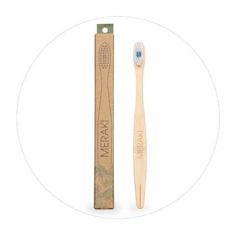 Cepillo Dental de Bambu Cerda Dura Meraki 10g - comprar online