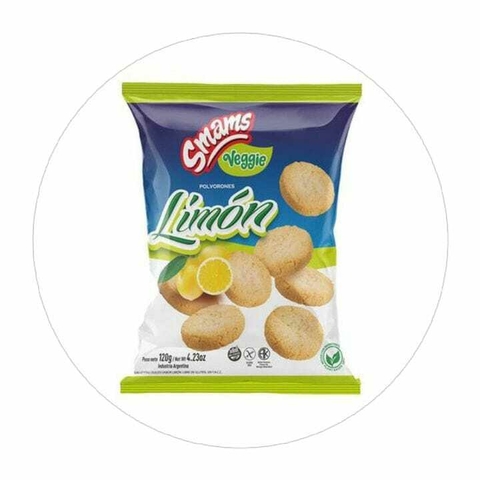 Polvoron Limon Veggie Sin Tacc Smams 120 Gr - comprar online