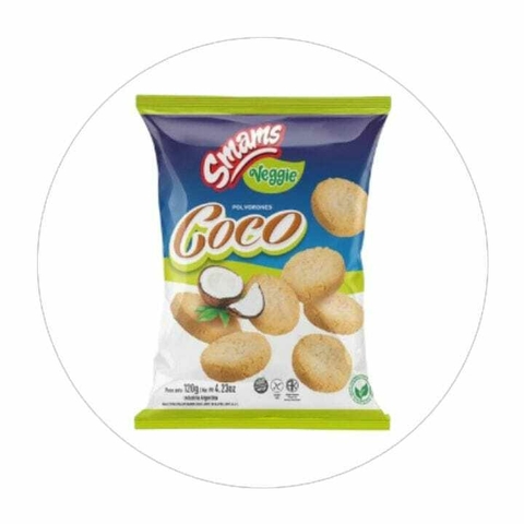 Polvoron Coco Veggie Sin Tacc Smams 120 Gr - comprar online