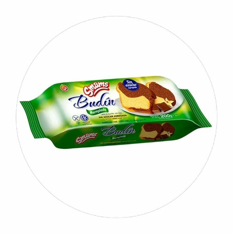 Budin Marmolado Sin Azucar Sin Tacc Smams 200 Gr - comprar online