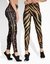 Calza Touche Sport Reversible Gold Animal