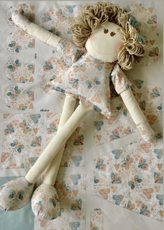 Imagem do Painél Boneca Lólli Tricoline 100% Algodão - Unidade