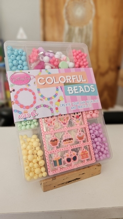 SET JOYAS COLORIDAS COLORFUL BEADS - comprar online