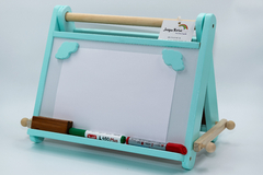 PIZARRA CHICA DE MESA TRIPLE AQUA