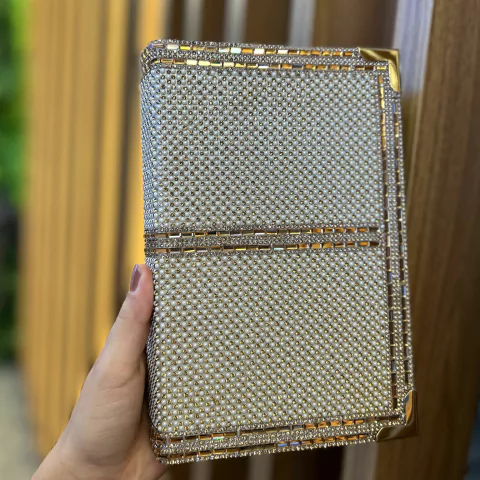 Bíblia Perolada Tamanho G (21x14) - Com Harpa Letra Grande e Sem Índice na Lateral