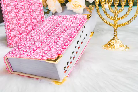 Bíblia com harpa e índice na lateral - letra Hiper Gigante