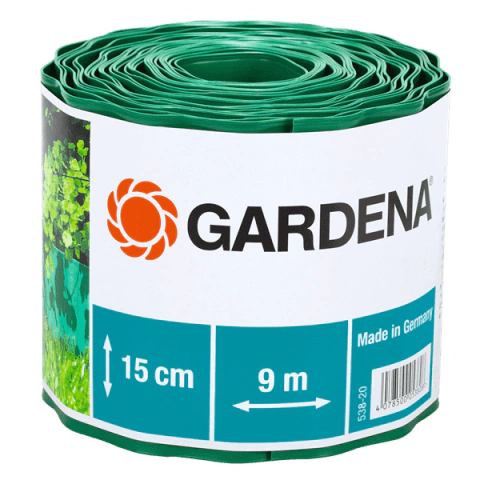 CERCO GUARDA CANTERO DE CÉSPED GARDENA 15CM X 9M