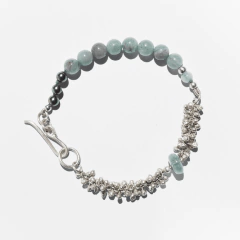Pulsera PLOP con aguamarinas.