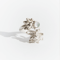Anillo KRASA REDONDO con AGUAMARINA