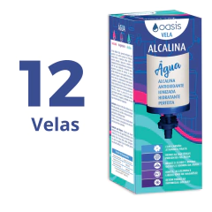 Caixa com 12 unid. - Vela Alcalina com Magnésio - Oasis - comprar online