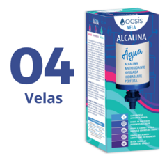 Caixa com 4 unid. - Vela Alcalina com Magnésio - Oasis - comprar online