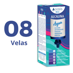 Caixa com 8 unid. - Vela Alcalina com Magnésio - Oasis - comprar online