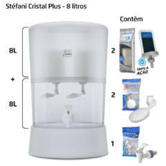 Filtro Cristal Plus - 8 litros - 2 velas