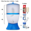 Filtro Flex - 6 litros - 1 vela - Azul - comprar online