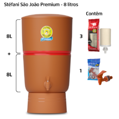 Filtro Premium - 8 litros - 3 velas