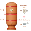 Filtro de Barro São Pedro - 10 litros - 3 velas - comprar online