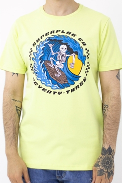 SURFER SKULL MC TEE - Tiendas Genes