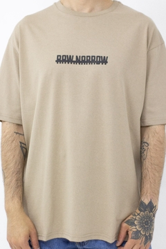 RAW NARROW BACK OVER SIZE TEE en internet