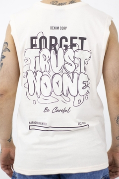 TRUST NOONE REG TANK - tienda online