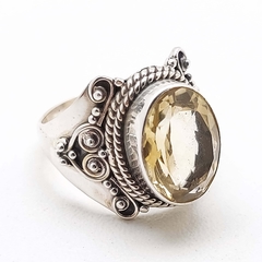 Anel em prata com Citrino 0103845A0155 - comprar online