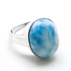 Anel em prata com Larimar L01038159A0151 - comprar online