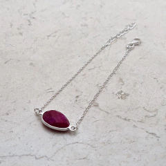 Pulseira em prata com Rubi 0103731U0251 na internet