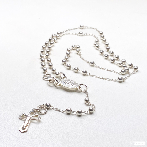 Colar terço em prata 0103810C0343
