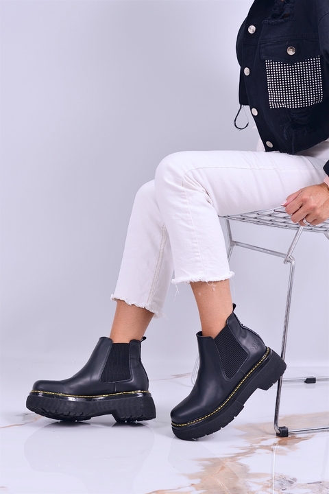 Borcego Kate Kuba Wanda Negro. - comprar online