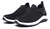 Zapatillas Mujer Deportivas Ultra Livianas Tela Moda Comodas Natalia Negro.