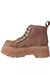 Borcego Pipei Mujer Moda Cordón Con Alpinos Moda. - tienda online