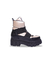 Bota Jax Negro, Negro/Bronce Semi Impermeable.