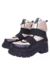 Bota Jax Negro, Negro/Bronce Semi Impermeable. - tienda online