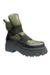 Bota Jax Negro, Negro/Bronce Semi Impermeable. - tienda online