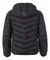 Campera Puffer Atomik Con Capucha Mujer Liviana Abrigada Massana Negra. - Foot Station