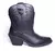 Imagen de Bota Texana Ohio Eco Cuero Bordado Negro.