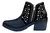 Bota Texana De Cuero Con Tachas Nuria. - tienda online
