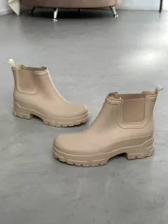 Bota de Lluvia LONDON Beige - KENDRA