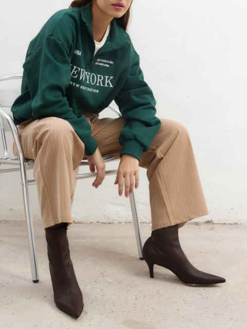 Botineta CLEMENCE Chocolate - comprar online