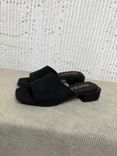 Zueco ALVVA Nobuck Negro - tienda online