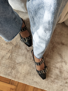 Slipper EVANNA Negro - tienda online