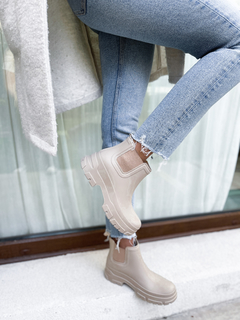 Bota de Lluvia LONDON Beige - KENDRA