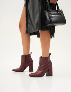 Botineta JACKIE Malbec - tienda online