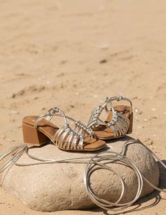 Sandalia OCEAN Platino - tienda online