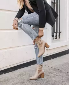 Botineta TASHA Vison Outlet - comprar online
